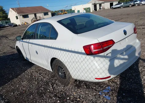 2015 Volkswagen Jetta 2.0L S from USA, damaged, VIN 3VW2K7AJ2FM323942